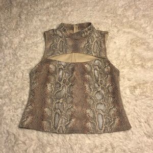 NWOT Urban Outfitters Snakeskin Tank Top